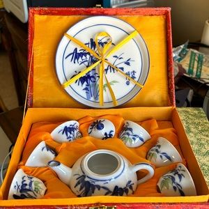 Vintage Chinese Miniature Tea Set